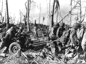 M3 37mm v bojích na Kwajaleinu