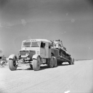 Tank transporter Scammell